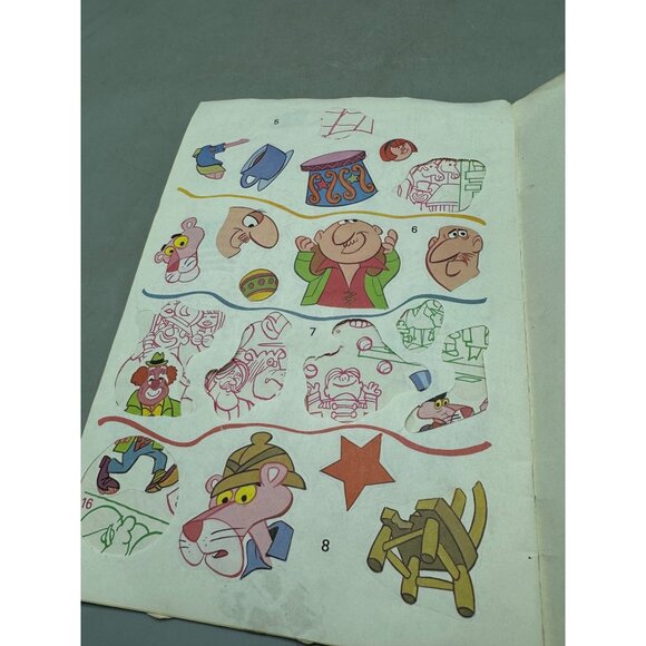 golden the pink panther at the circus sticker fun paperback book 1983 English RE - Picture 10 of 10